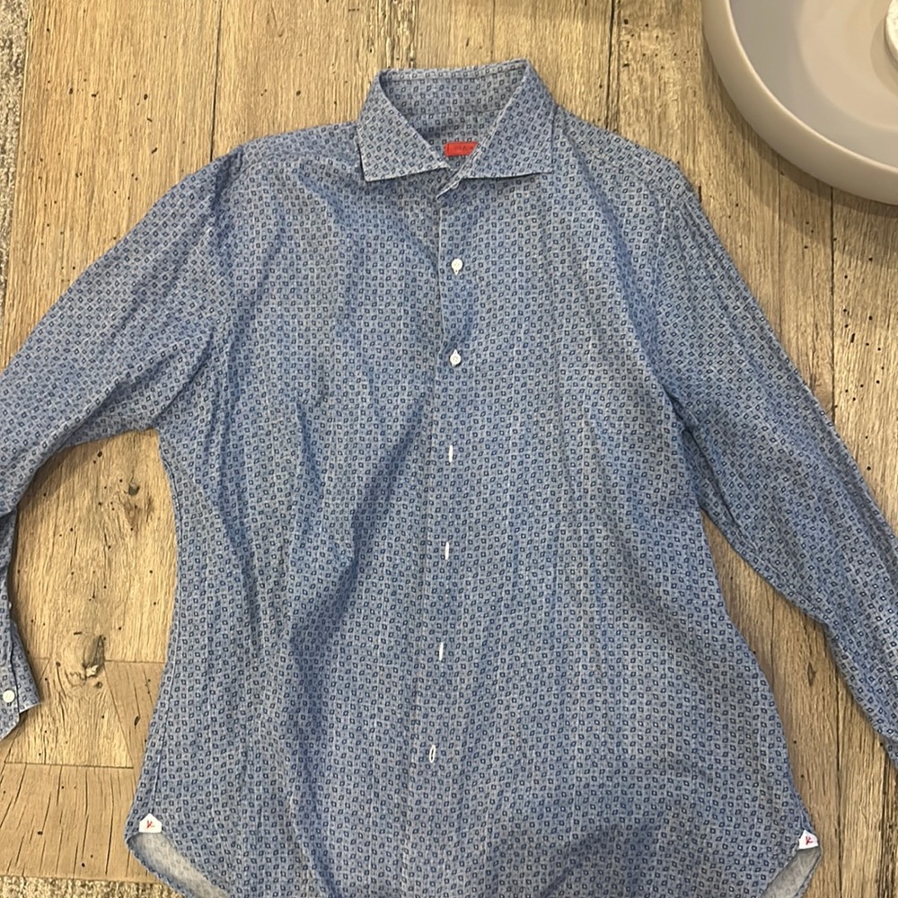 18/45 isaia button down